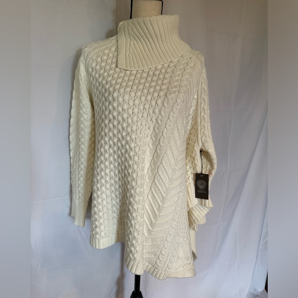 Vince Camuto Funnel-neck Sweater, L